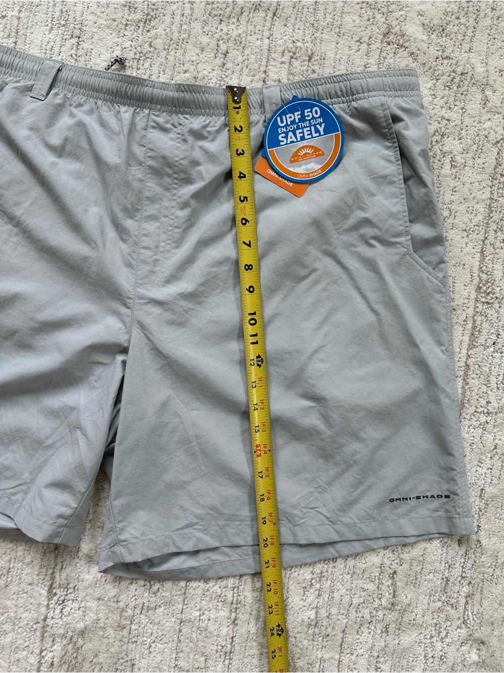 Columbia PFG Backcast III Water Shorts Big&Tall Size 3XL 8” Inseam Cool Grey - Picture 9 of 12